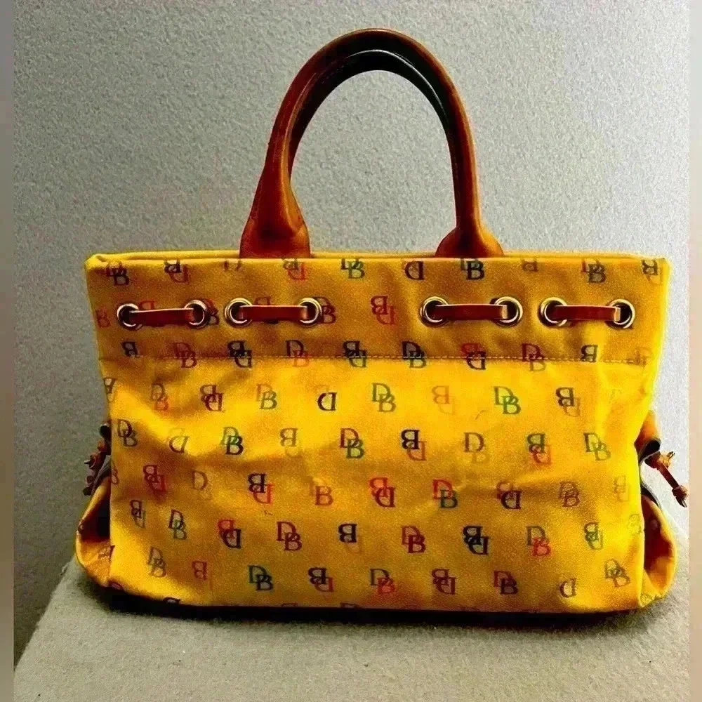 Dooney and Bourke Y2K tassel, rainbow, handbag, signature, retro, purse